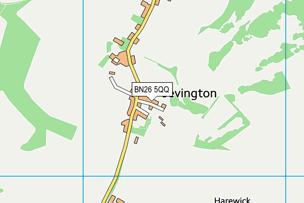 BN26 5QQ map - OS VectorMap District (Ordnance Survey) BN26 5QQ map - OS VectorMap District (Ordnance Survey)
