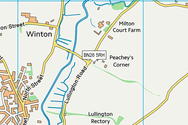 BN26 5RH map - OS VectorMap District (Ordnance Survey) BN26 5RH map - OS VectorMap District (Ordnance Survey)