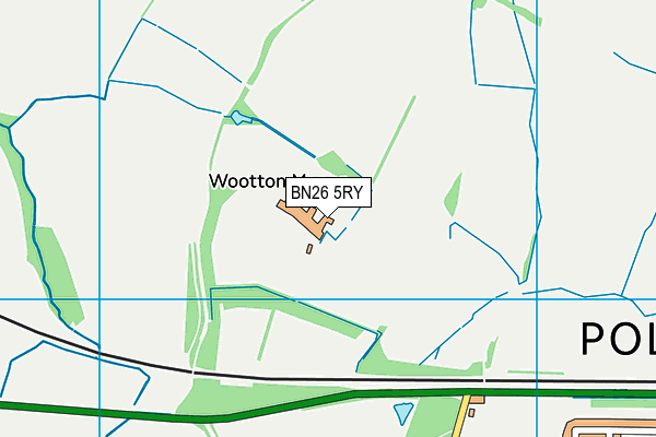 BN26 5RY map - OS VectorMap District (Ordnance Survey) BN26 5RY map - OS VectorMap District (Ordnance Survey)