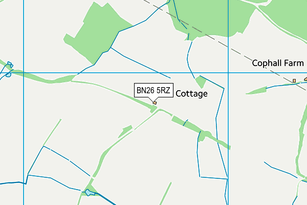 BN26 5RZ map - OS VectorMap District (Ordnance Survey) BN26 5RZ map - OS VectorMap District (Ordnance Survey)