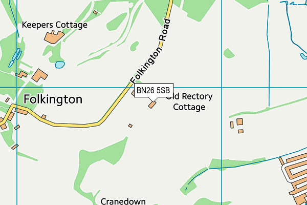 BN26 5SB map - OS VectorMap District (Ordnance Survey) BN26 5SB map - OS VectorMap District (Ordnance Survey)