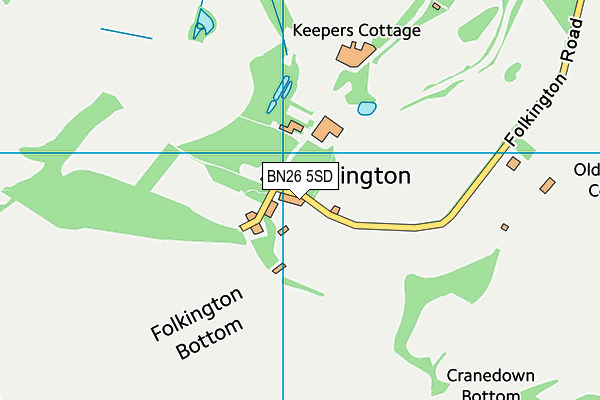BN26 5SD map - OS VectorMap District (Ordnance Survey) BN26 5SD map - OS VectorMap District (Ordnance Survey)