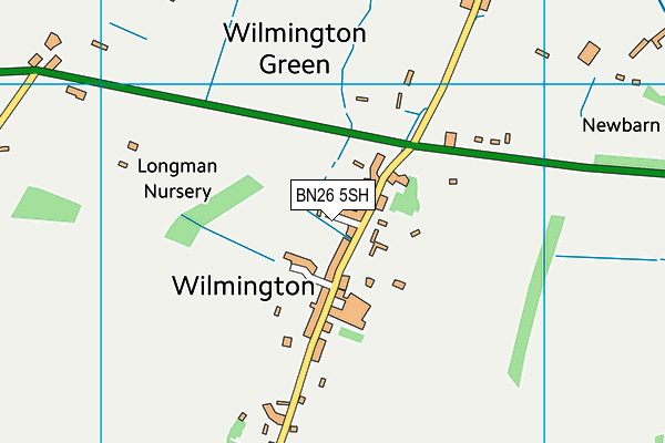 BN26 5SH map - OS VectorMap District (Ordnance Survey) BN26 5SH map - OS VectorMap District (Ordnance Survey)