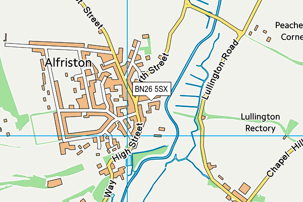 BN26 5SX map - OS VectorMap District (Ordnance Survey) BN26 5SX map - OS VectorMap District (Ordnance Survey)