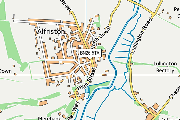 BN26 5TA map - OS VectorMap District (Ordnance Survey) BN26 5TA map - OS VectorMap District (Ordnance Survey)