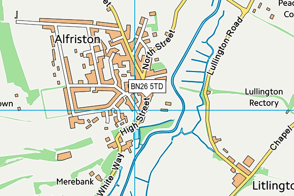 BN26 5TD map - OS VectorMap District (Ordnance Survey) BN26 5TD map - OS VectorMap District (Ordnance Survey)