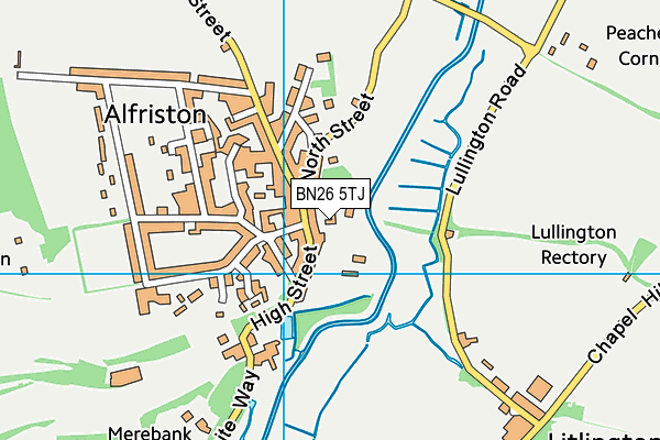 BN26 5TJ map - OS VectorMap District (Ordnance Survey) BN26 5TJ map - OS VectorMap District (Ordnance Survey)