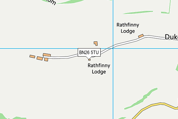 BN26 5TU map - OS VectorMap District (Ordnance Survey) BN26 5TU map - OS VectorMap District (Ordnance Survey)