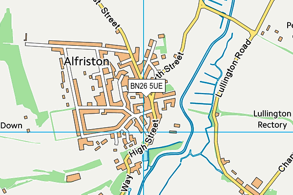 BN26 5UE map - OS VectorMap District (Ordnance Survey) BN26 5UE map - OS VectorMap District (Ordnance Survey)