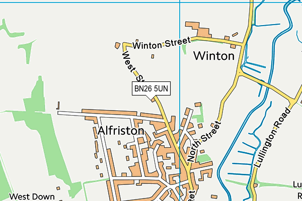 BN26 5UN map - OS VectorMap District (Ordnance Survey) BN26 5UN map - OS VectorMap District (Ordnance Survey)