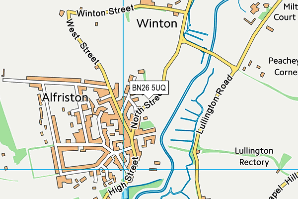 BN26 5UQ map - OS VectorMap District (Ordnance Survey) BN26 5UQ map - OS VectorMap District (Ordnance Survey)