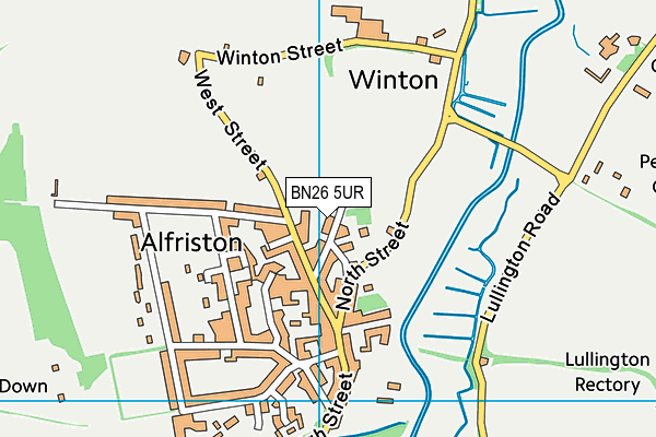 BN26 5UR map - OS VectorMap District (Ordnance Survey) BN26 5UR map - OS VectorMap District (Ordnance Survey)