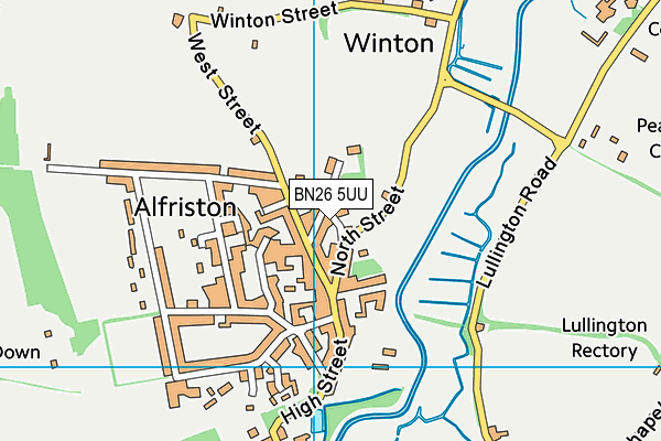 BN26 5UU map - OS VectorMap District (Ordnance Survey) BN26 5UU map - OS VectorMap District (Ordnance Survey)