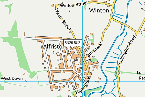 BN26 5UZ map - OS VectorMap District (Ordnance Survey) BN26 5UZ map - OS VectorMap District (Ordnance Survey)
