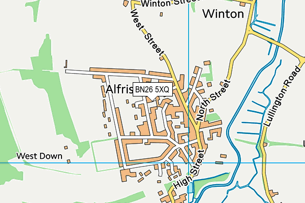 BN26 5XQ map - OS VectorMap District (Ordnance Survey) BN26 5XQ map - OS VectorMap District (Ordnance Survey)