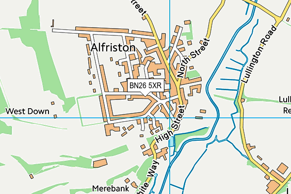 BN26 5XR map - OS VectorMap District (Ordnance Survey) BN26 5XR map - OS VectorMap District (Ordnance Survey)