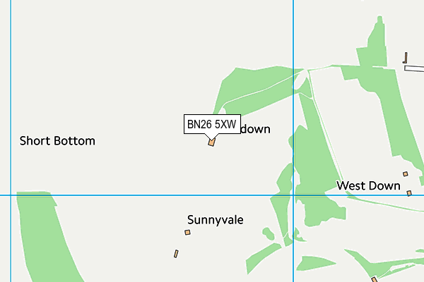 BN26 5XW map - OS VectorMap District (Ordnance Survey) BN26 5XW map - OS VectorMap District (Ordnance Survey)
