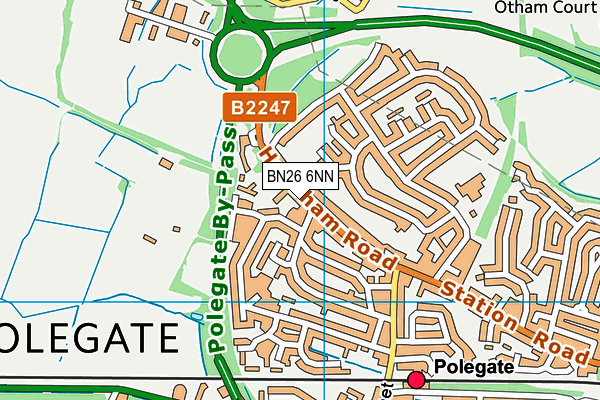 BN26 6NN map - OS VectorMap District (Ordnance Survey) BN26 6NN map - OS VectorMap District (Ordnance Survey)