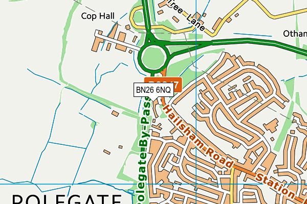 BN26 6NQ map - OS VectorMap District (Ordnance Survey) BN26 6NQ map - OS VectorMap District (Ordnance Survey)