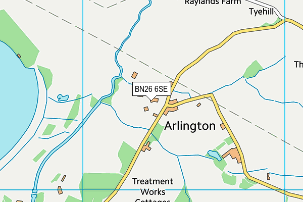 BN26 6SE map - OS VectorMap District (Ordnance Survey) BN26 6SE map - OS VectorMap District (Ordnance Survey)