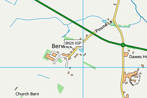 BN26 6SP map - OS VectorMap District (Ordnance Survey) BN26 6SP map - OS VectorMap District (Ordnance Survey)