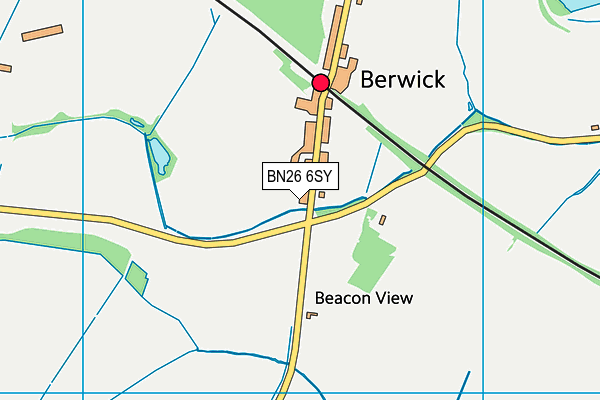 BN26 6SY map - OS VectorMap District (Ordnance Survey) BN26 6SY map - OS VectorMap District (Ordnance Survey)