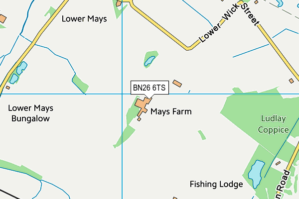 BN26 6TS map - OS VectorMap District (Ordnance Survey) BN26 6TS map - OS VectorMap District (Ordnance Survey)