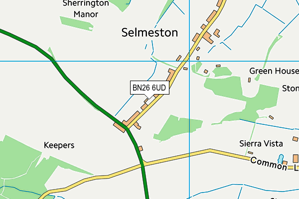 BN26 6UD map - OS VectorMap District (Ordnance Survey) BN26 6UD map - OS VectorMap District (Ordnance Survey)