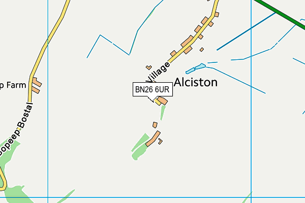 BN26 6UR map - OS VectorMap District (Ordnance Survey) BN26 6UR map - OS VectorMap District (Ordnance Survey)