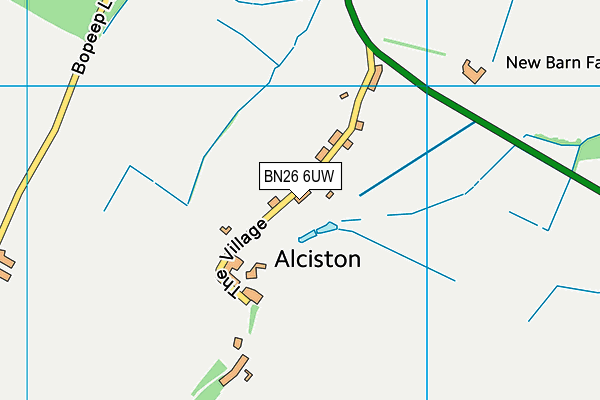 BN26 6UW map - OS VectorMap District (Ordnance Survey) BN26 6UW map - OS VectorMap District (Ordnance Survey)