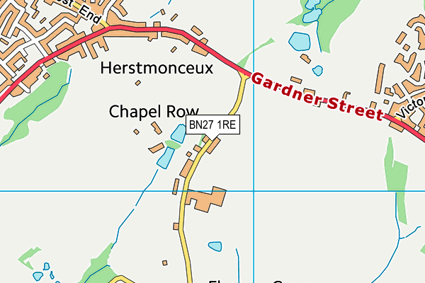 BN27 1RE map - OS VectorMap District (Ordnance Survey) BN27 1RE map - OS VectorMap District (Ordnance Survey)