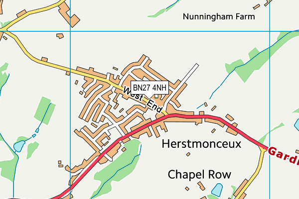 BN27 4NH map - OS VectorMap District (Ordnance Survey) BN27 4NH map - OS VectorMap District (Ordnance Survey)