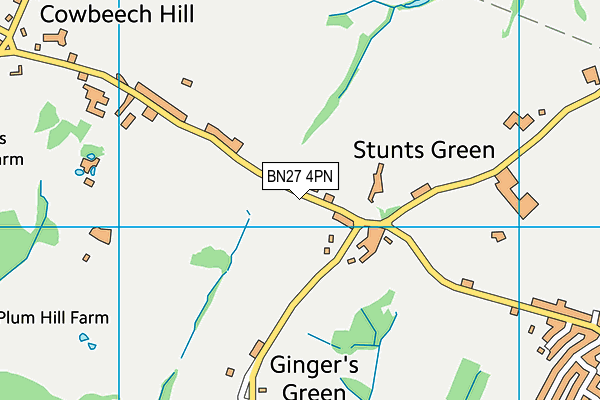BN27 4PN map - OS VectorMap District (Ordnance Survey) BN27 4PN map - OS VectorMap District (Ordnance Survey)