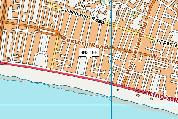 BN3 1EH map - OS VectorMap District (Ordnance Survey) BN3 1EH map - OS VectorMap District (Ordnance Survey)