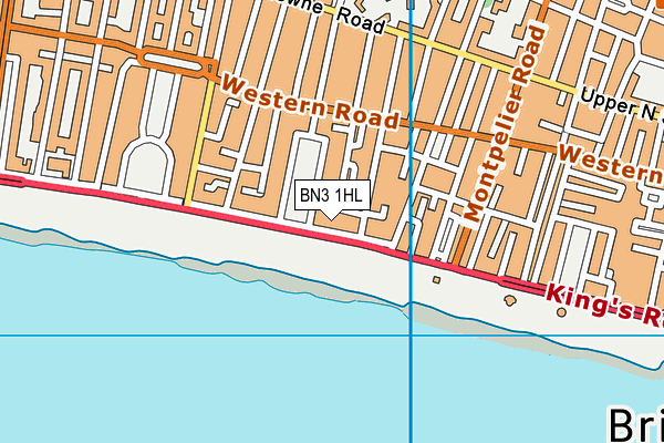 BN3 1HL map - OS VectorMap District (Ordnance Survey) BN3 1HL map - OS VectorMap District (Ordnance Survey)