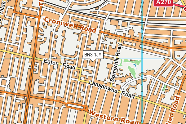 BN3 1JY map - OS VectorMap District (Ordnance Survey) BN3 1JY map - OS VectorMap District (Ordnance Survey)