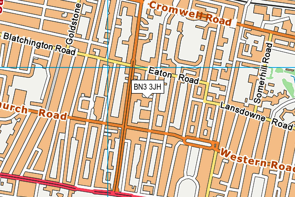 BN3 3JH map - OS VectorMap District (Ordnance Survey) BN3 3JH map - OS VectorMap District (Ordnance Survey)