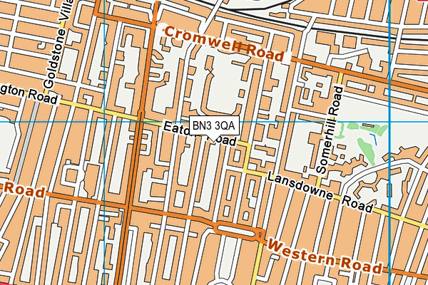 BN3 3QA map - OS VectorMap District (Ordnance Survey) BN3 3QA map - OS VectorMap District (Ordnance Survey)