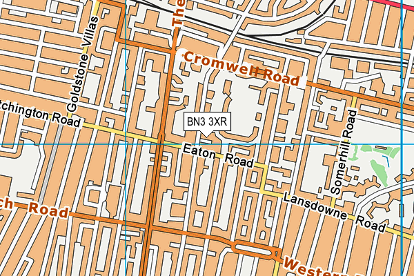 BN3 3XR map - OS VectorMap District (Ordnance Survey) BN3 3XR map - OS VectorMap District (Ordnance Survey)