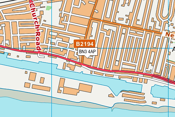 BN3 4AP map - OS VectorMap District (Ordnance Survey) BN3 4AP map - OS VectorMap District (Ordnance Survey)