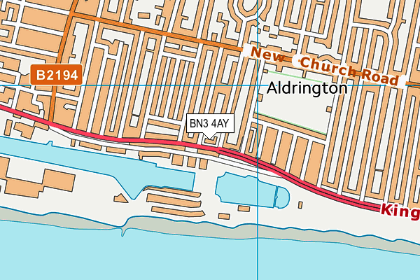 BN3 4AY map - OS VectorMap District (Ordnance Survey) BN3 4AY map - OS VectorMap District (Ordnance Survey)