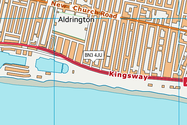 BN3 4JU map - OS VectorMap District (Ordnance Survey) BN3 4JU map - OS VectorMap District (Ordnance Survey)
