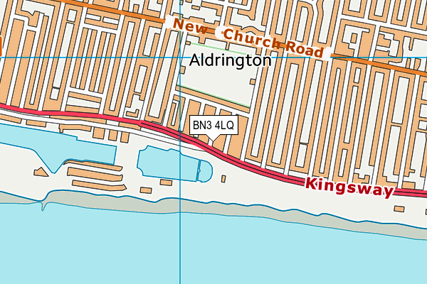 BN3 4LQ map - OS VectorMap District (Ordnance Survey) BN3 4LQ map - OS VectorMap District (Ordnance Survey)