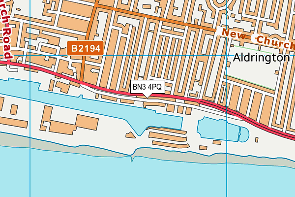 BN3 4PQ map - OS VectorMap District (Ordnance Survey) BN3 4PQ map - OS VectorMap District (Ordnance Survey)