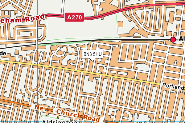 BN3 5HU map - OS VectorMap District (Ordnance Survey) BN3 5HU map - OS VectorMap District (Ordnance Survey)