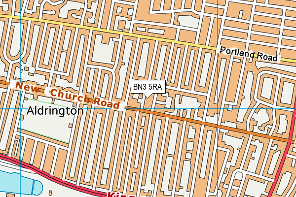 BN3 5RA map - OS VectorMap District (Ordnance Survey) BN3 5RA map - OS VectorMap District (Ordnance Survey)