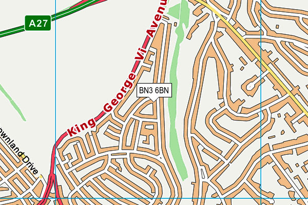 BN3 6BN map - OS VectorMap District (Ordnance Survey) BN3 6BN map - OS VectorMap District (Ordnance Survey)