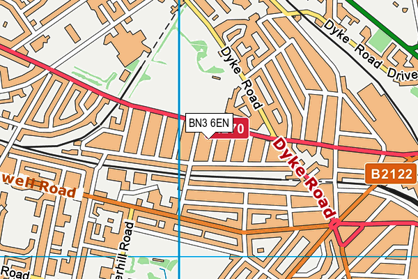 BN3 6EN map - OS VectorMap District (Ordnance Survey) BN3 6EN map - OS VectorMap District (Ordnance Survey)