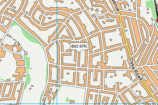 BN3 6PN map - OS VectorMap District (Ordnance Survey) BN3 6PN map - OS VectorMap District (Ordnance Survey)