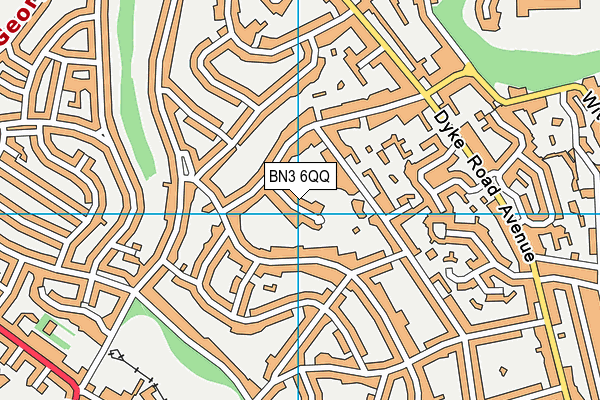 BN3 6QQ map - OS VectorMap District (Ordnance Survey) BN3 6QQ map - OS VectorMap District (Ordnance Survey)